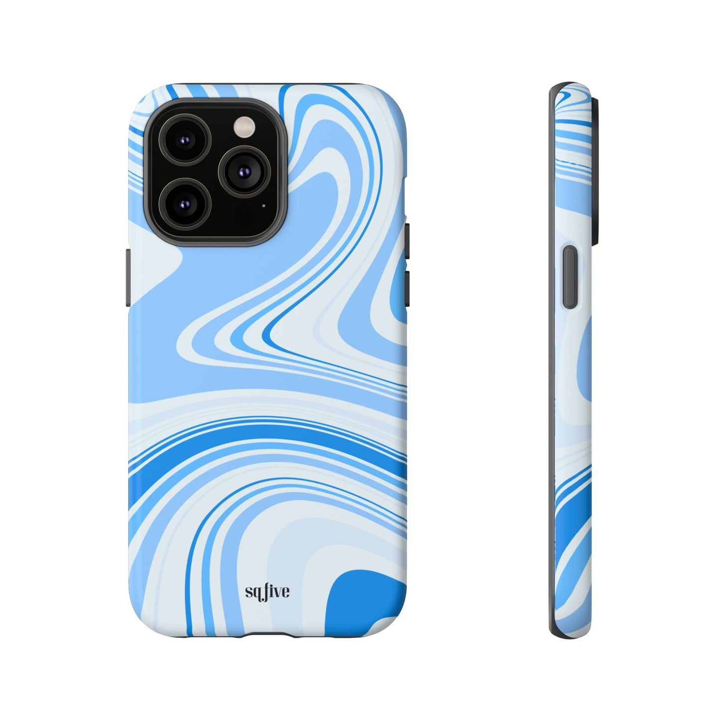 Blue Swirl Tough Cases