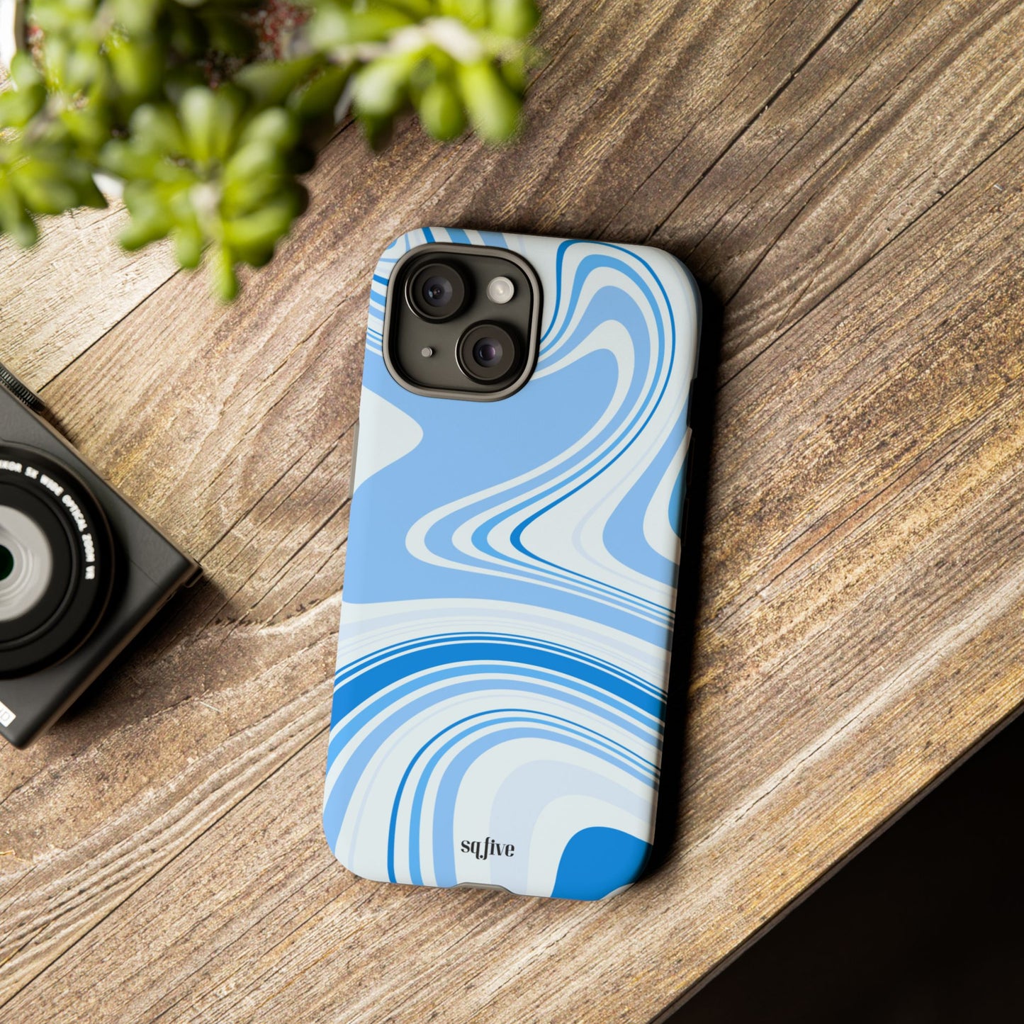 Blue Swirl Tough Cases