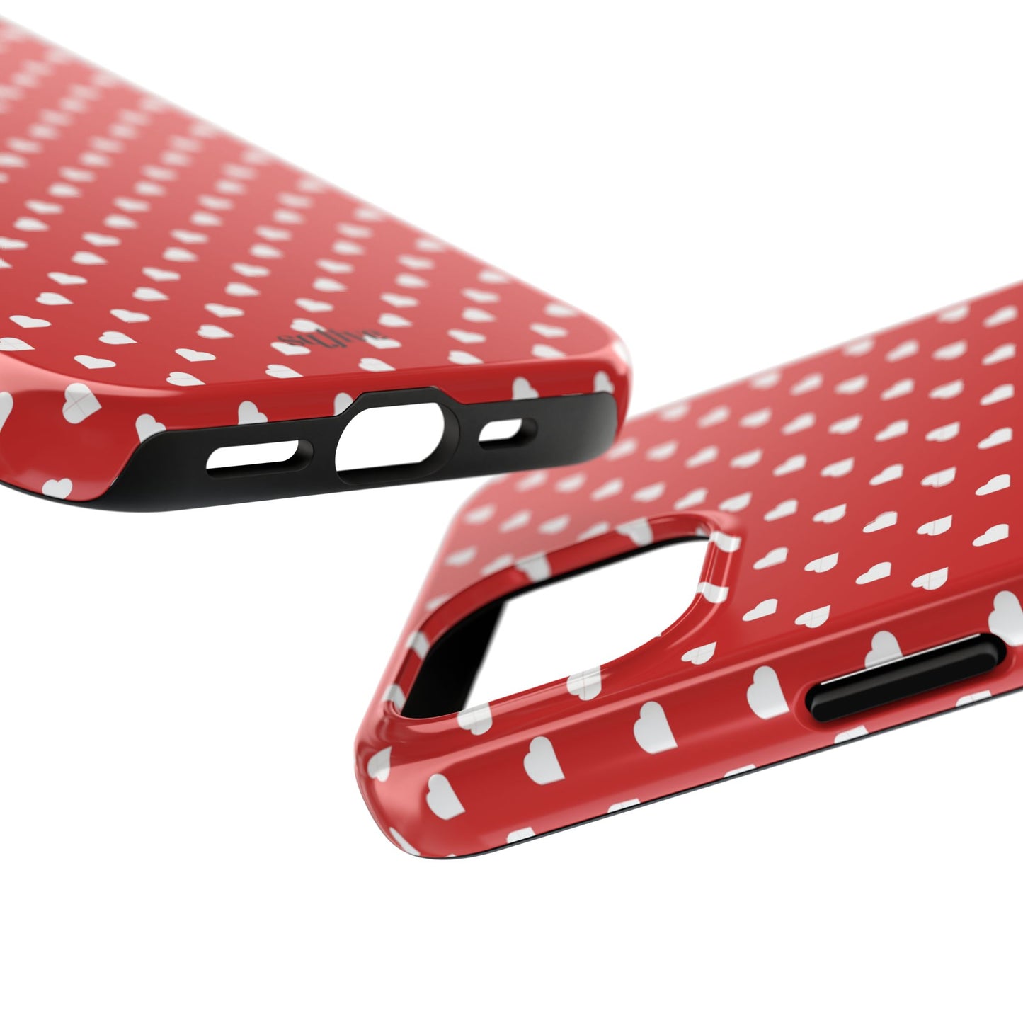 Red Hearts Tough Phone Cases - iPhone 15 14 13 | Samsung Case