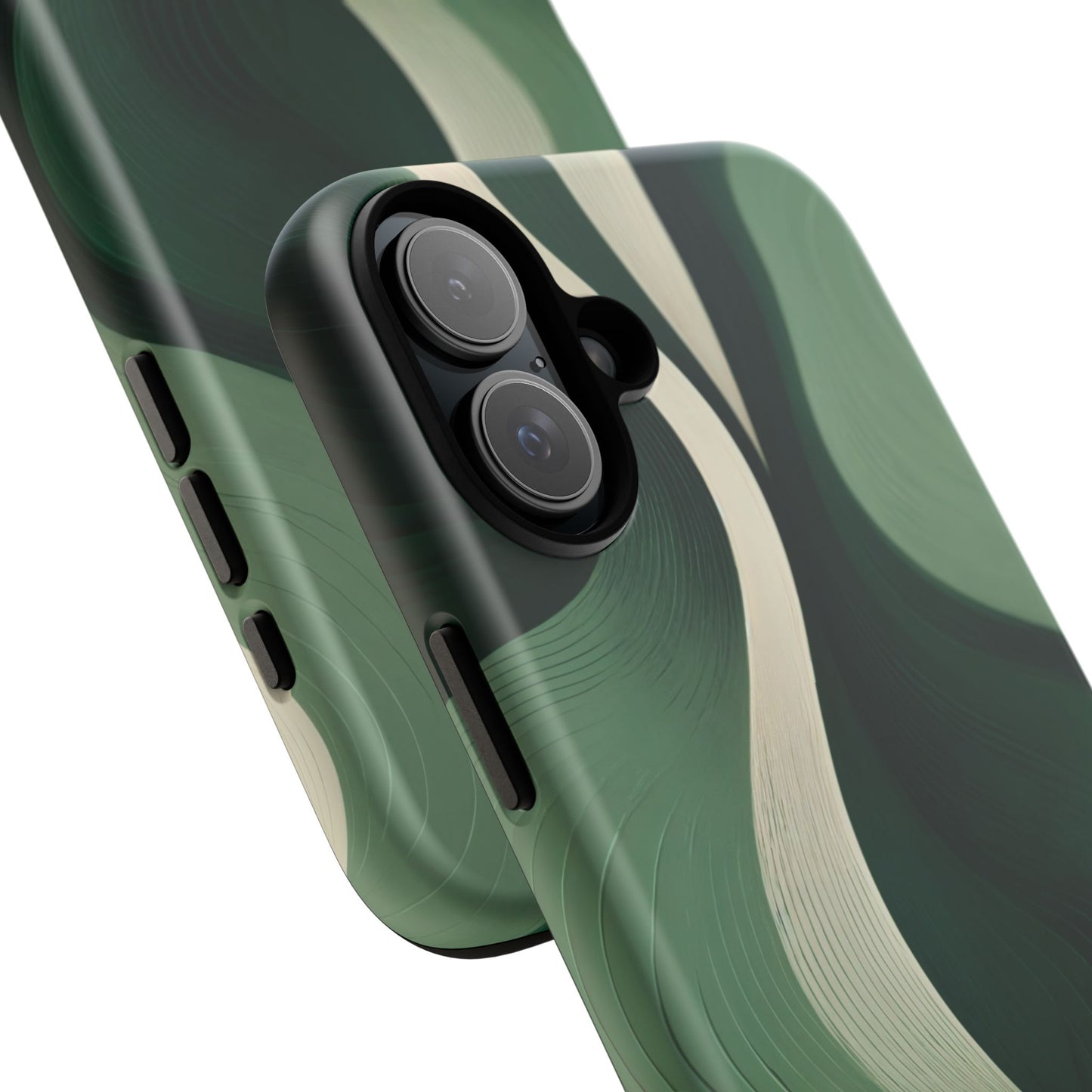 Green Abstract Tough Cases
