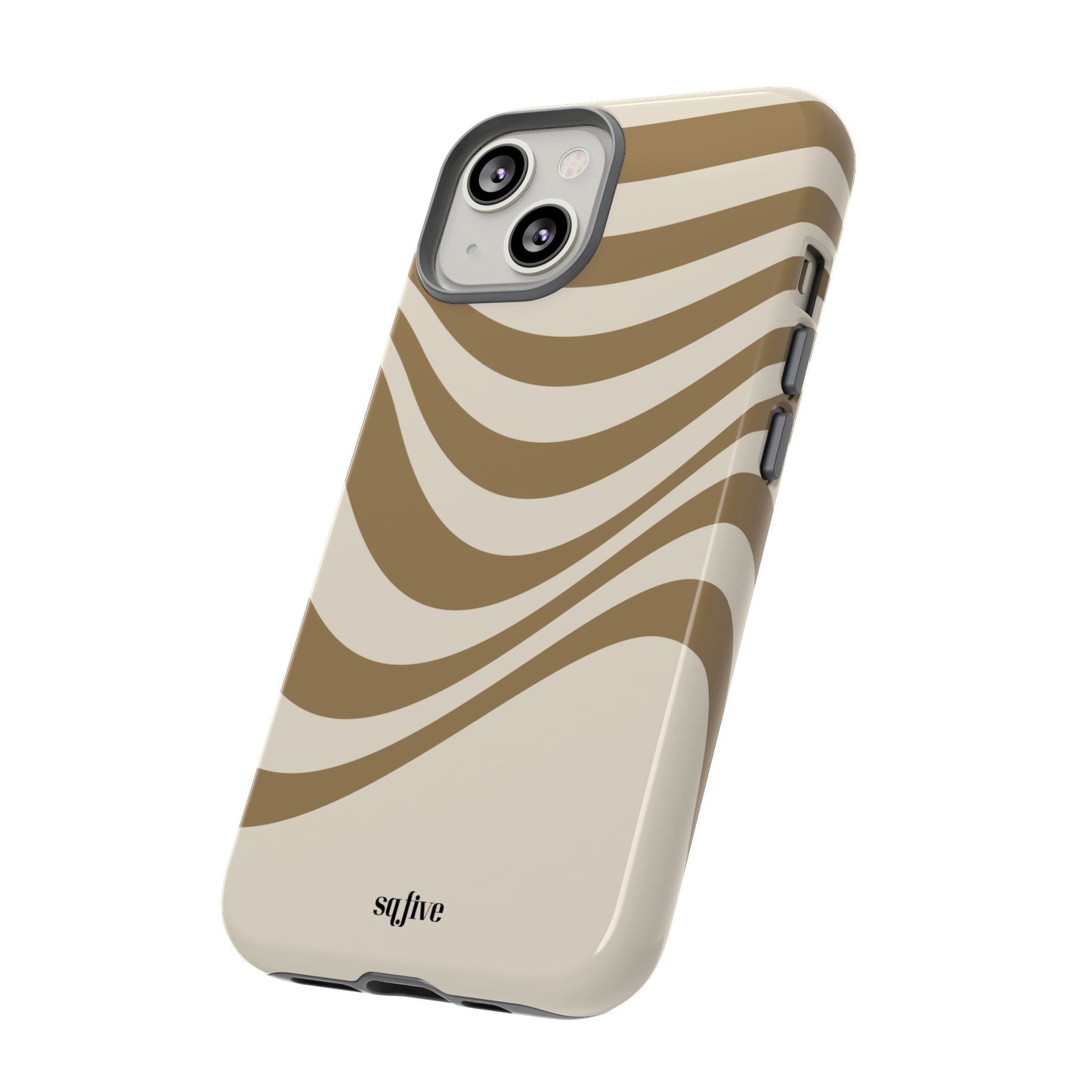 Brown Wavy Tough Cases
