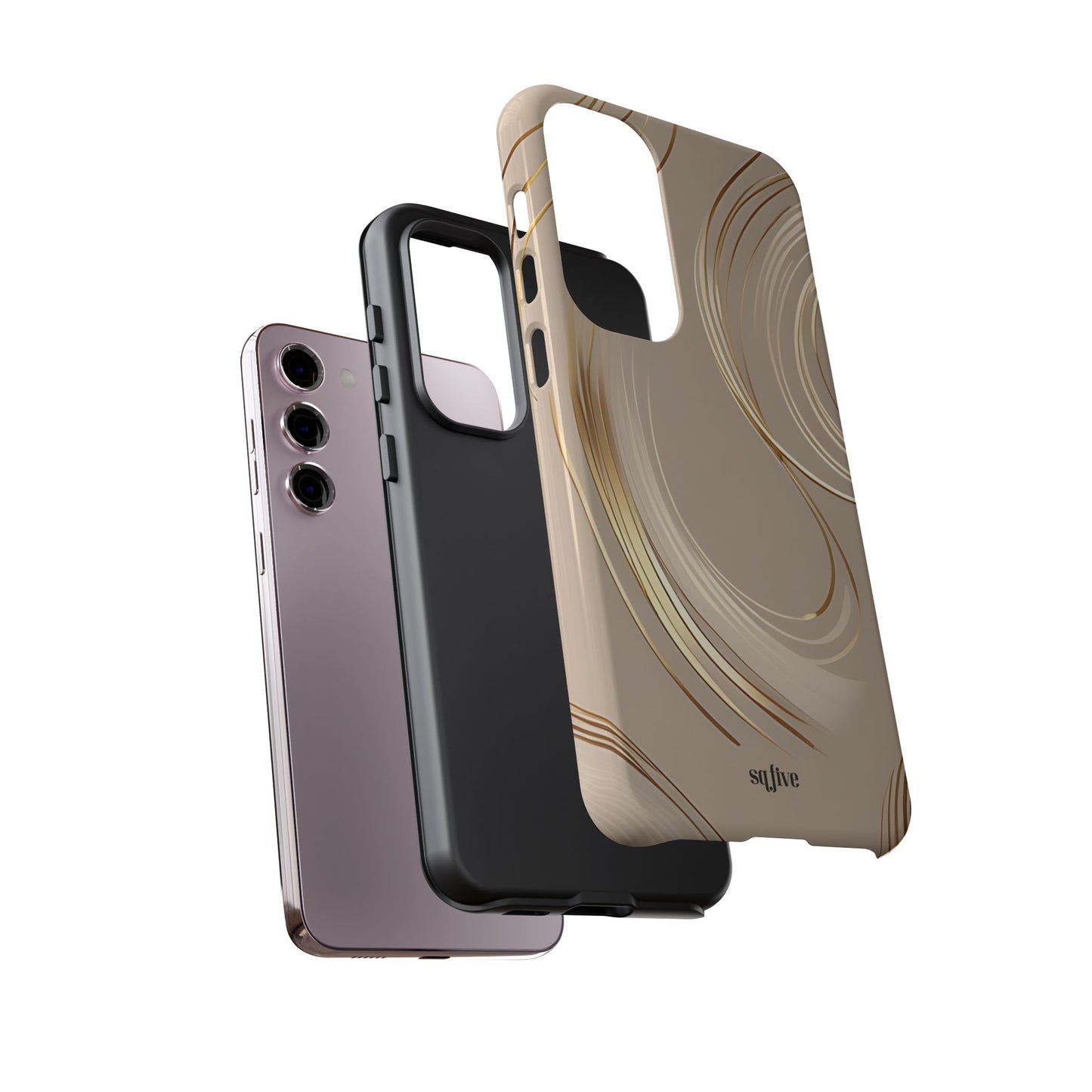 Gold Line wavy Tough Cases