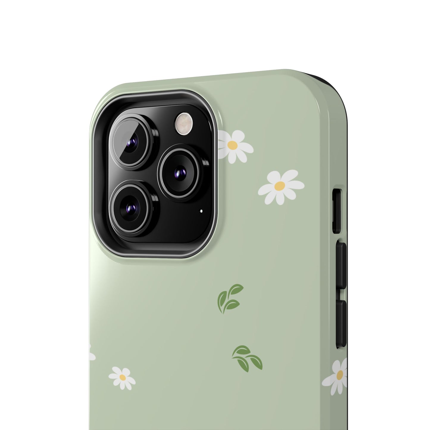 Floral Tough Phone Case - Durable Protection with Daisy Design