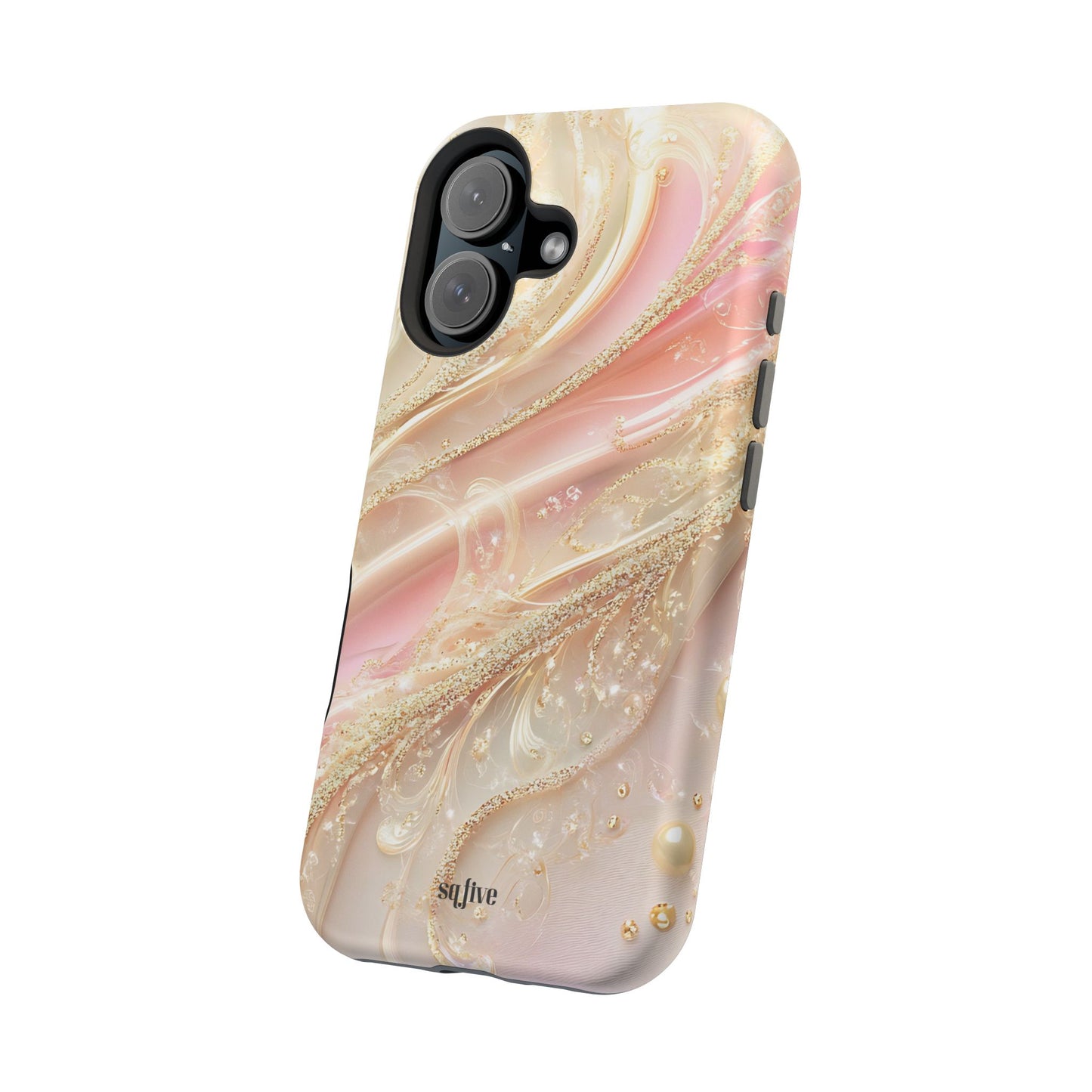 Elegant Magnetic Phone Case, Stylish Phone Cover, Unique Gift for Her, Abstract Art Design, Trendy Phone Accessories, Perfect for Birthdays,