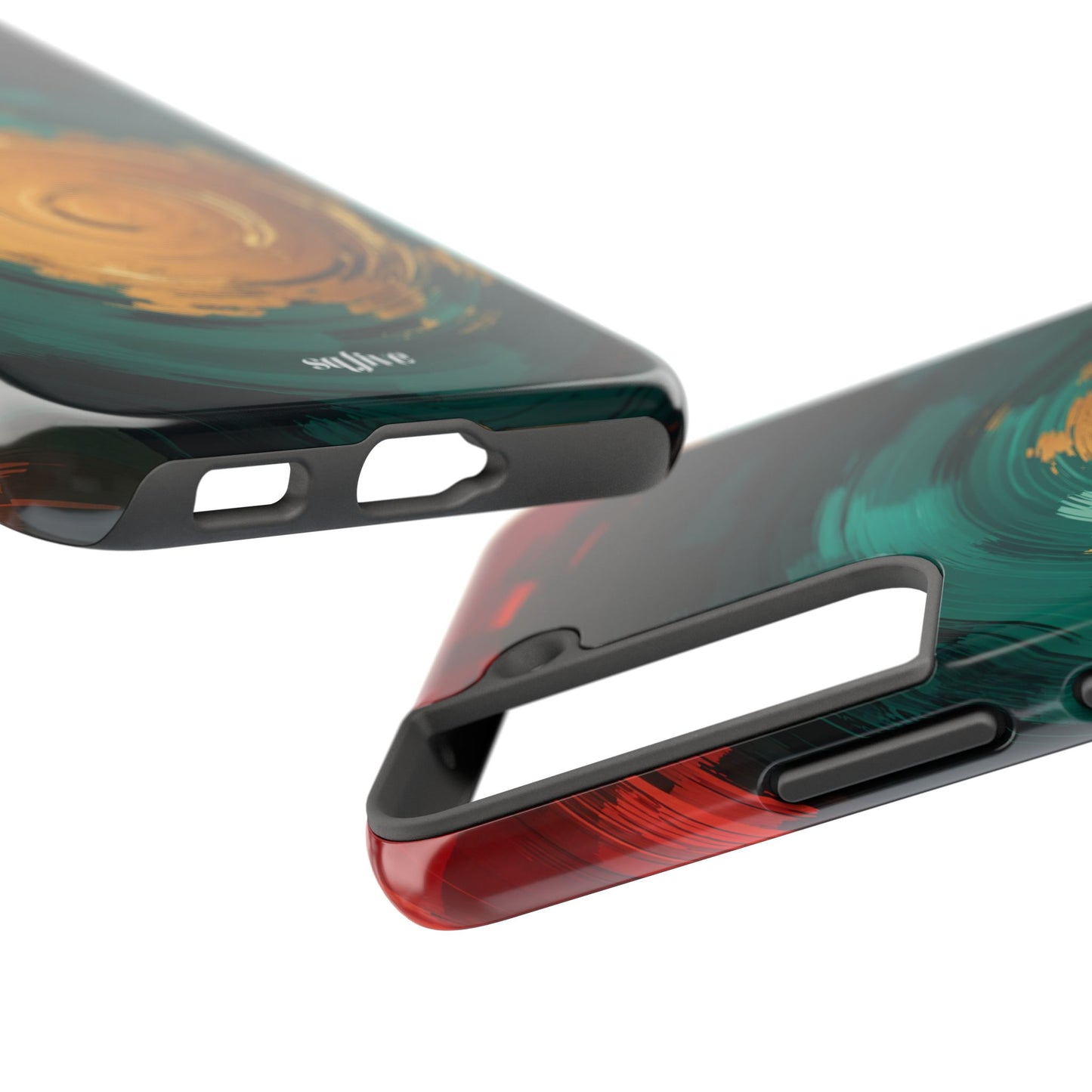 Abstract Art Tough Phone Case - Vibrant Design for Stylish Protection