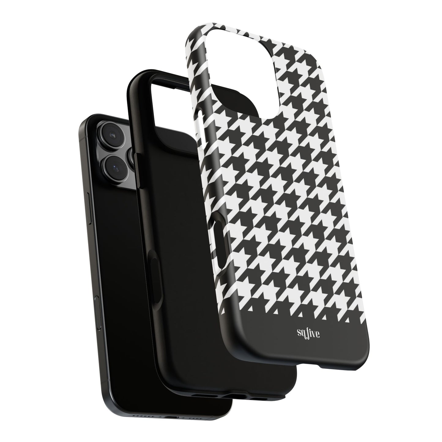 B/W pattern Tough Cases