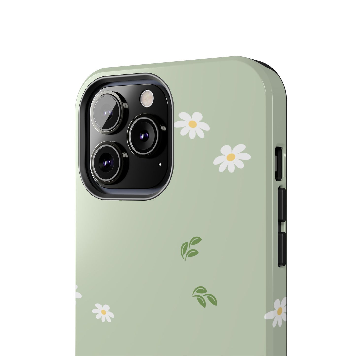 Floral Tough Phone Case - Durable Protection with Daisy Design