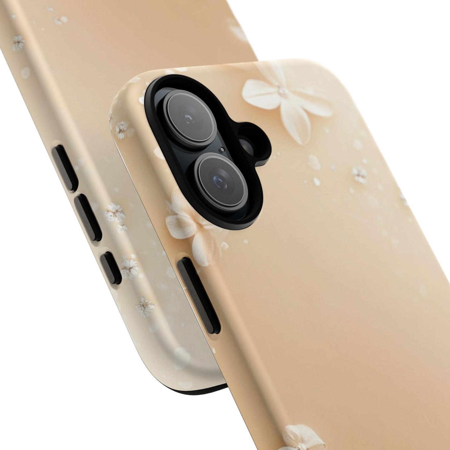 Peach Floral Tough Cases
