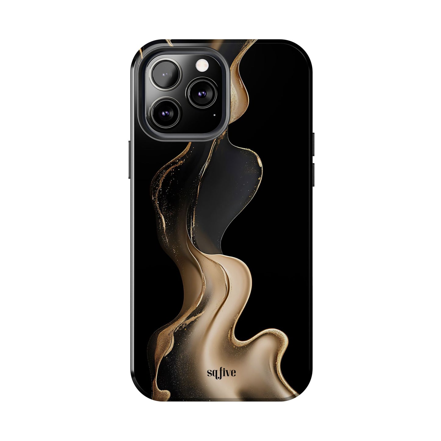Elite Gold Wave Tough Phone Cases - iPhone 16/15/14/13 Case | Samsung Galaxy S23/S22/S21 Phone Case