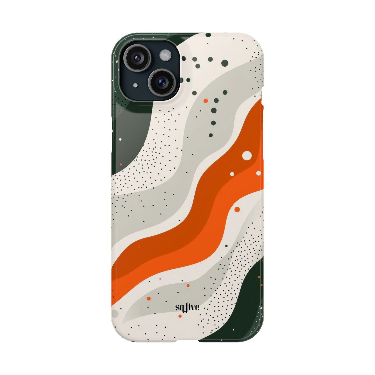 Orange Abstract Slim Cases