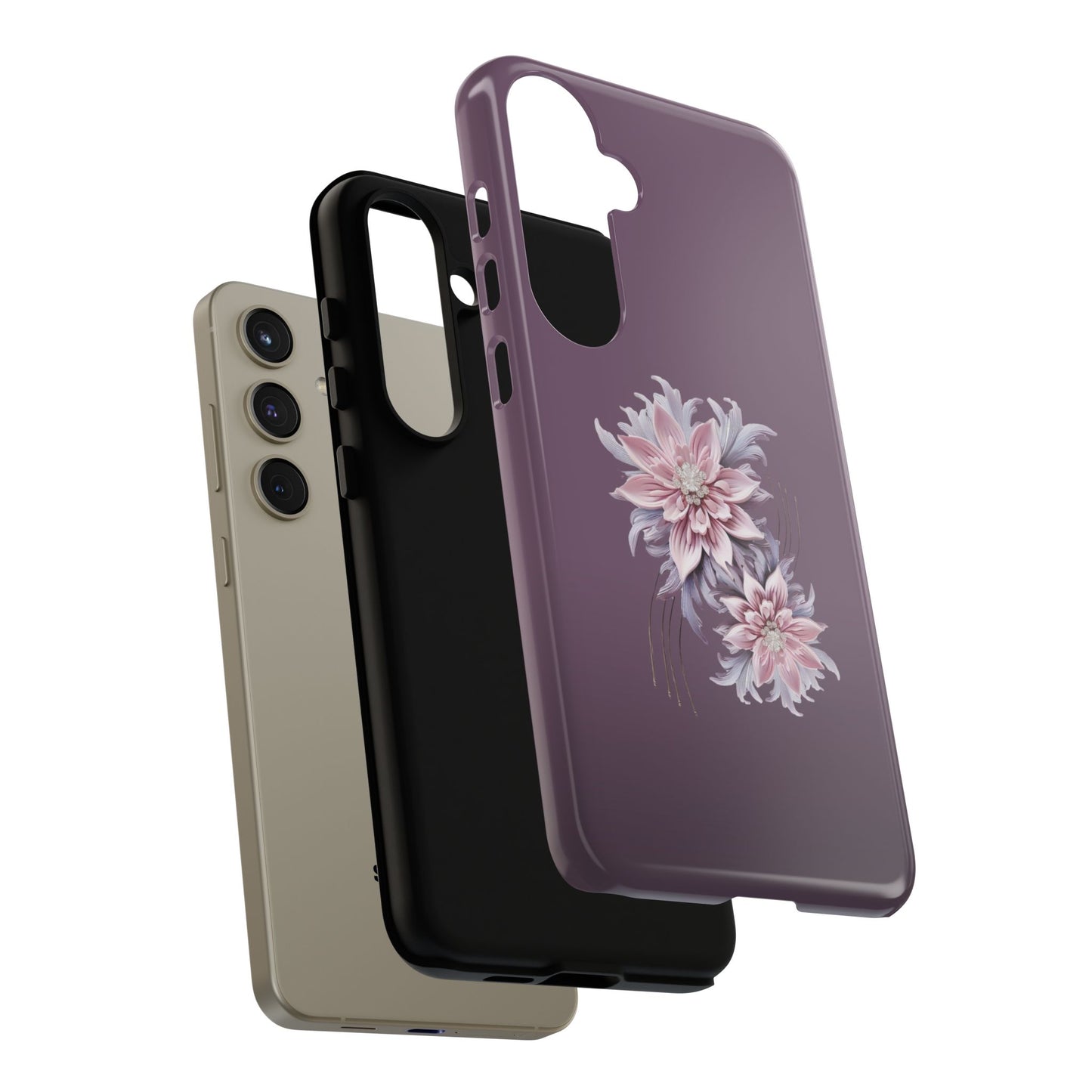 Purple Flower Tough Cases