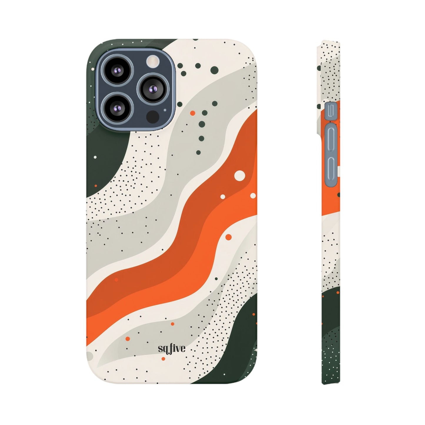 Orange Abstract Slim Cases