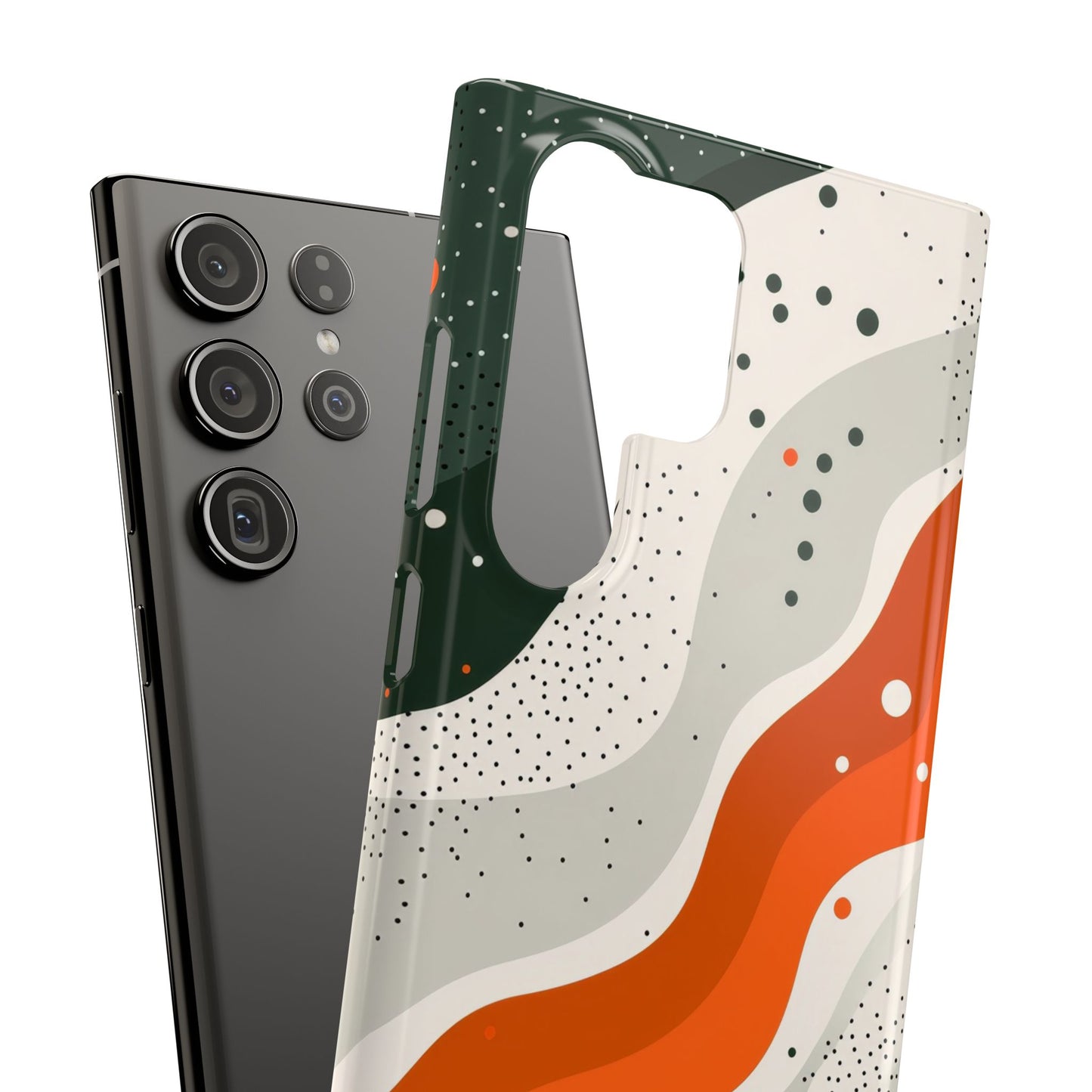 Orange Abstract Slim Cases