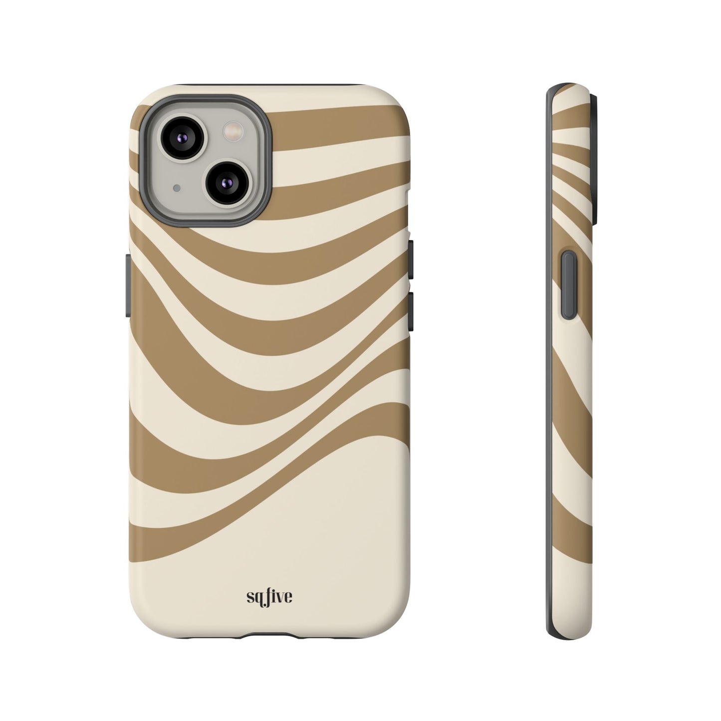 Brown Wavy Tough Cases