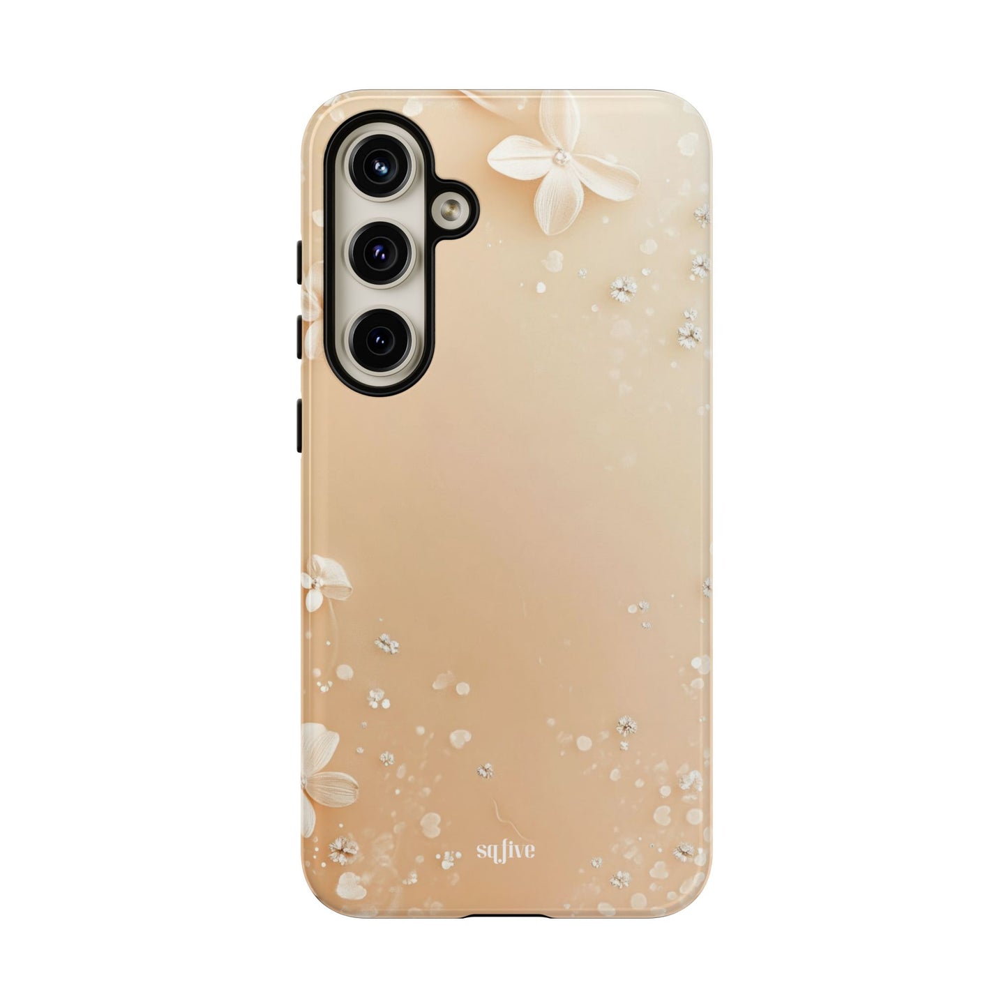 Peach Floral Tough Cases