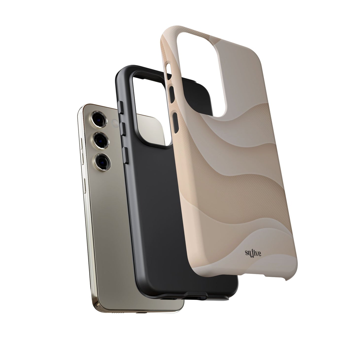 Brown Wavy Tough Cases