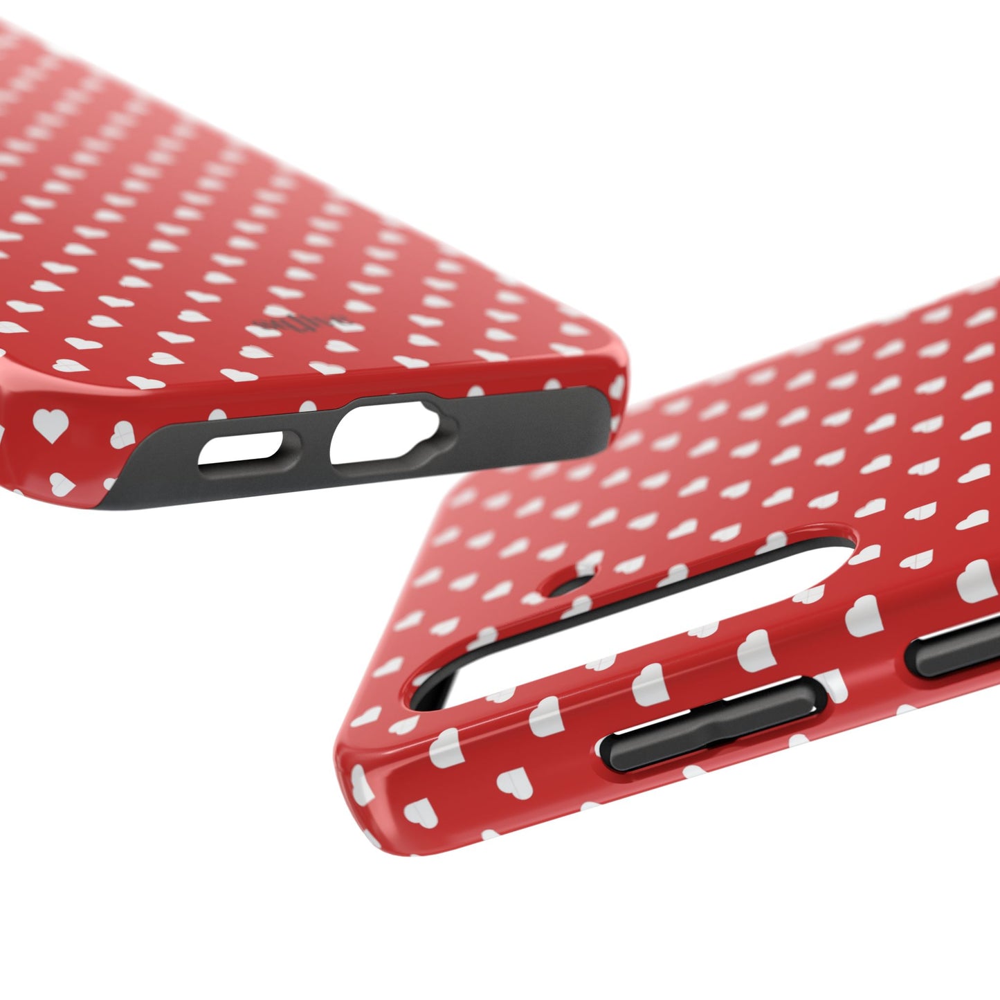 Red Hearts Tough Phone Cases - iPhone 15 14 13 | Samsung Case