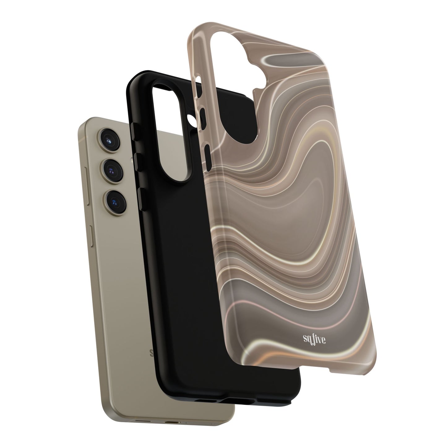 Brown Wavy Tough Cases