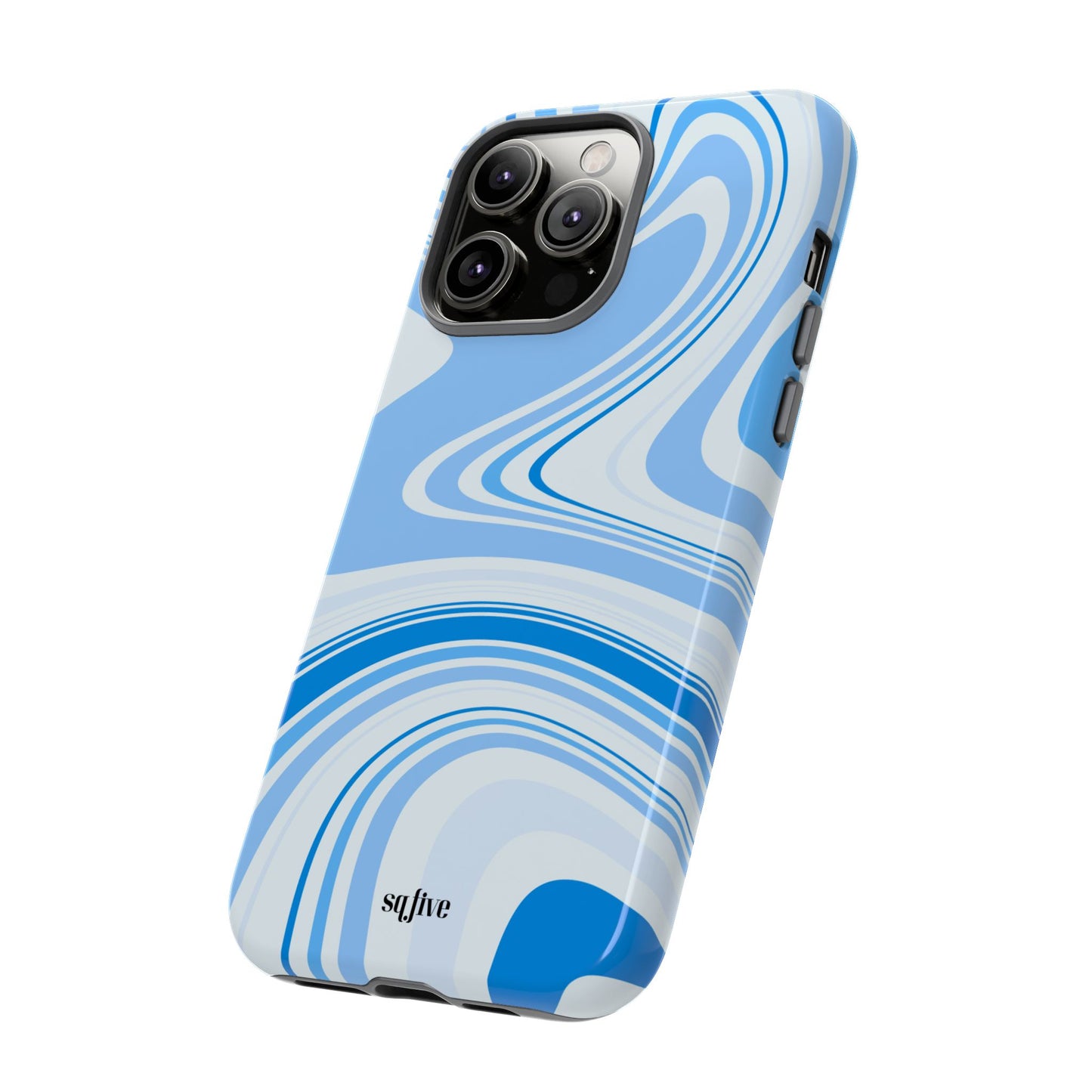 Blue Swirl Tough Cases