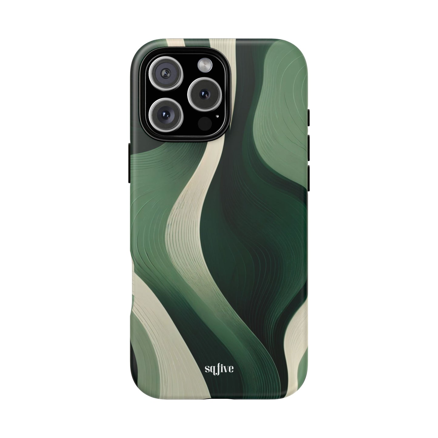 Green Abstract Tough Cases