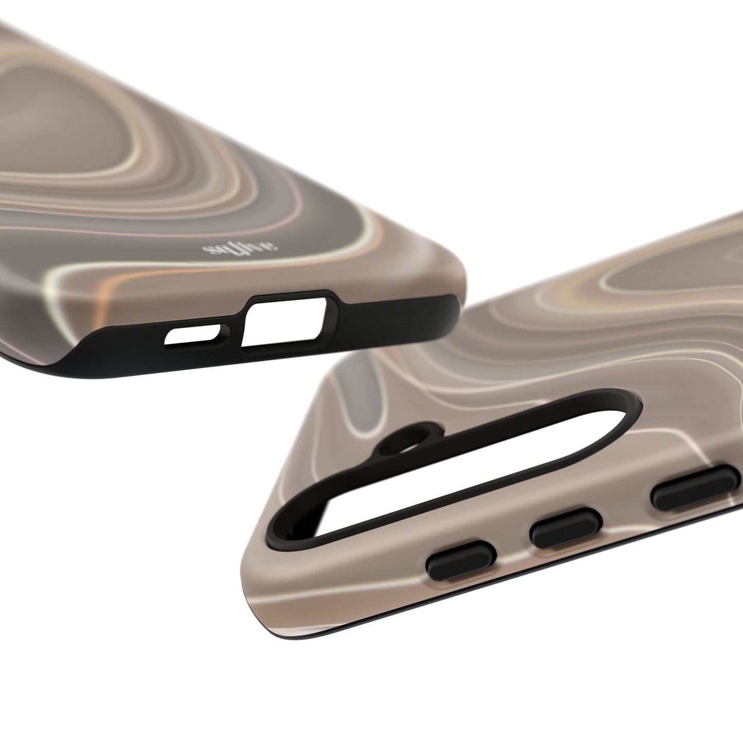 Brown Wavy Tough Cases