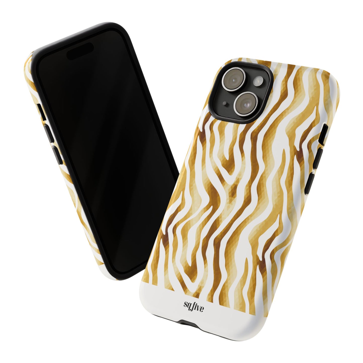 Golden Wavy Tough Cases