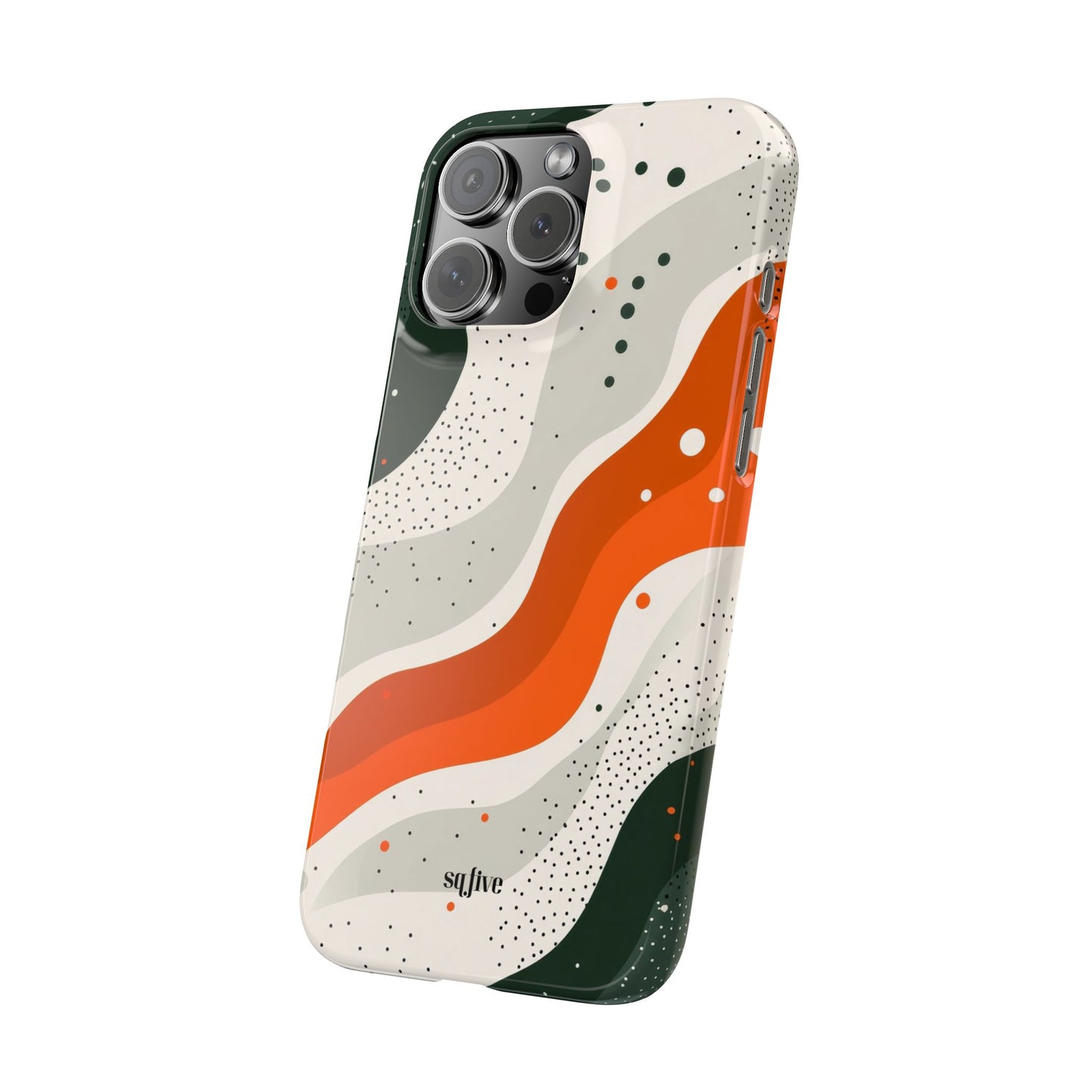 Orange Abstract Slim Cases