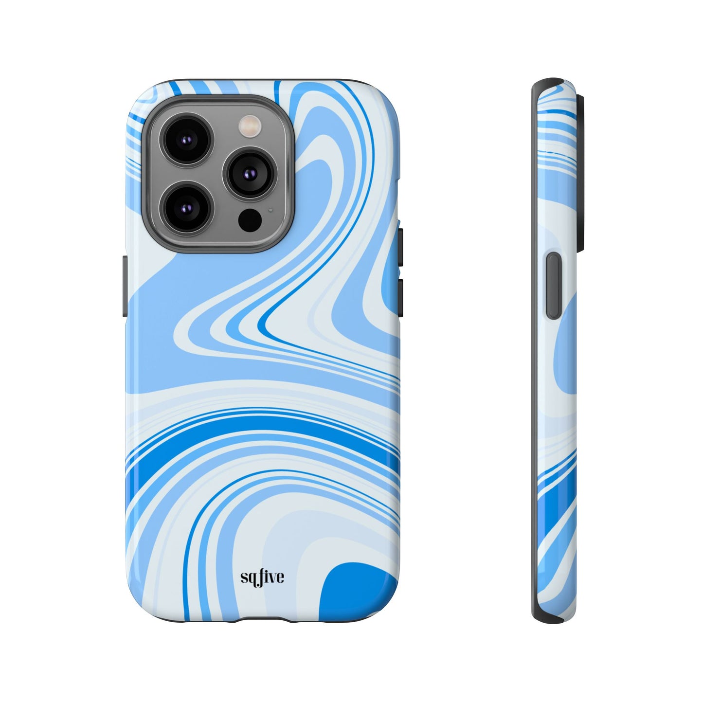 Blue Swirl Tough Cases