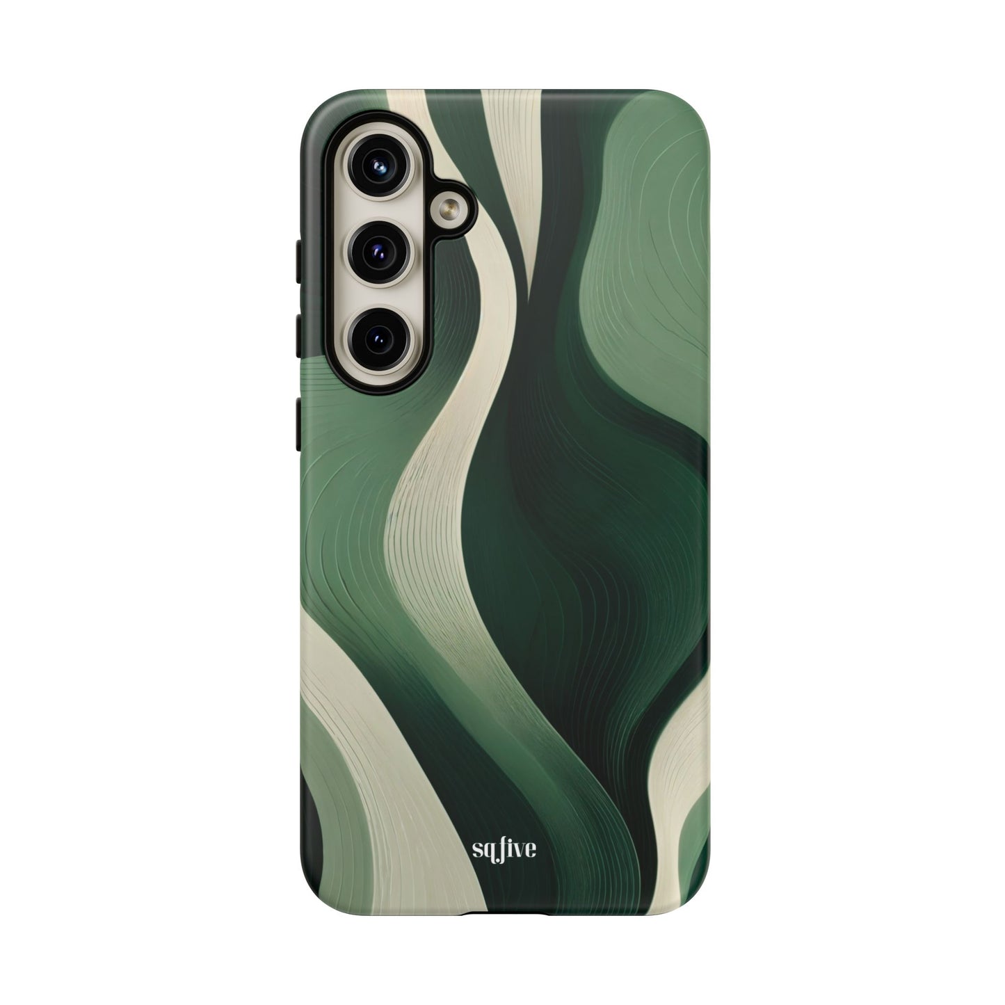 Green Abstract Tough Cases