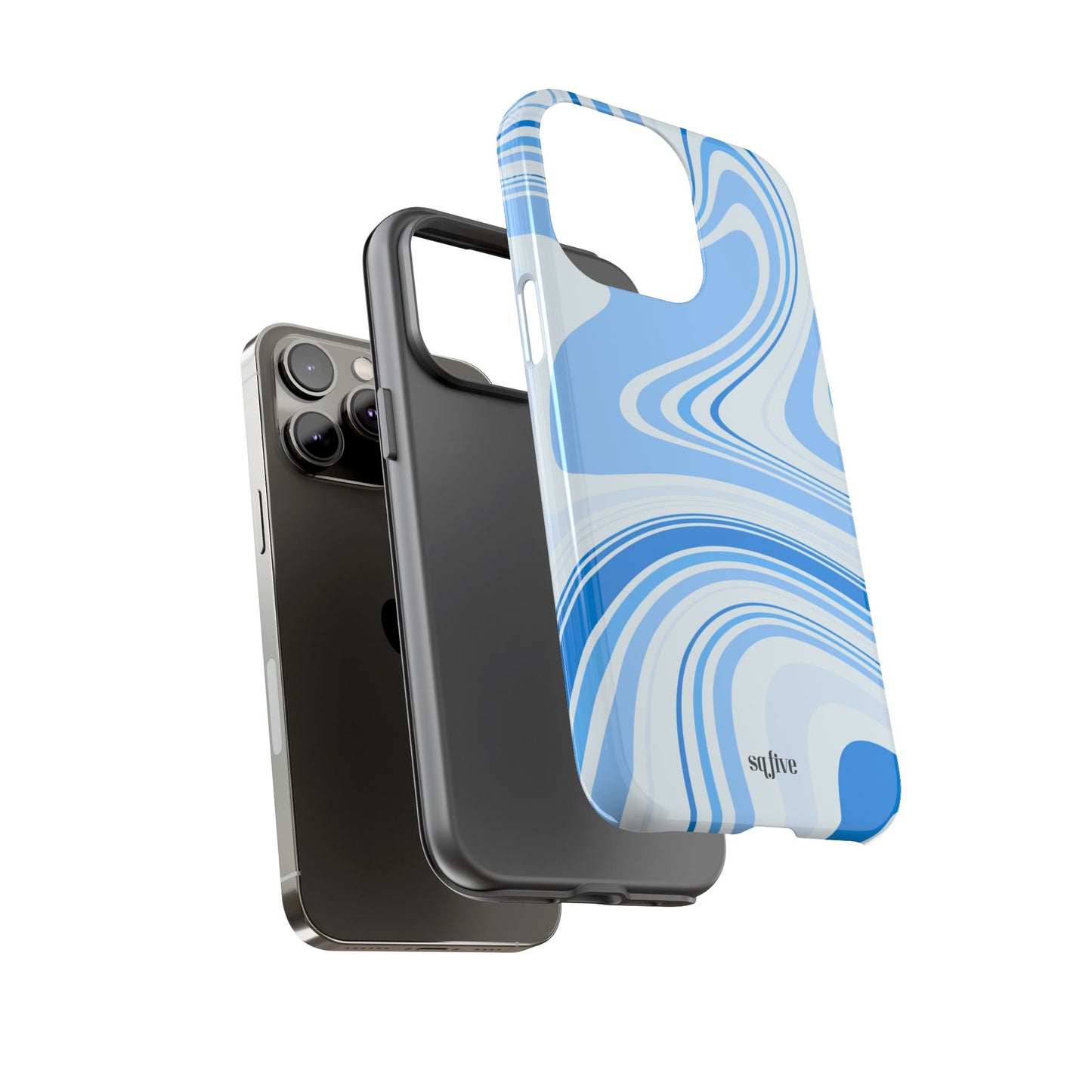 Blue Swirl Tough Cases