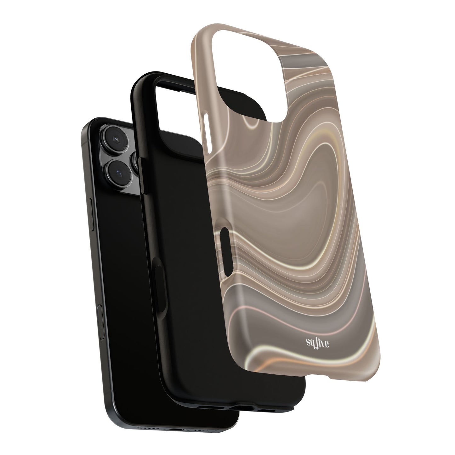 Brown Wavy Tough Cases