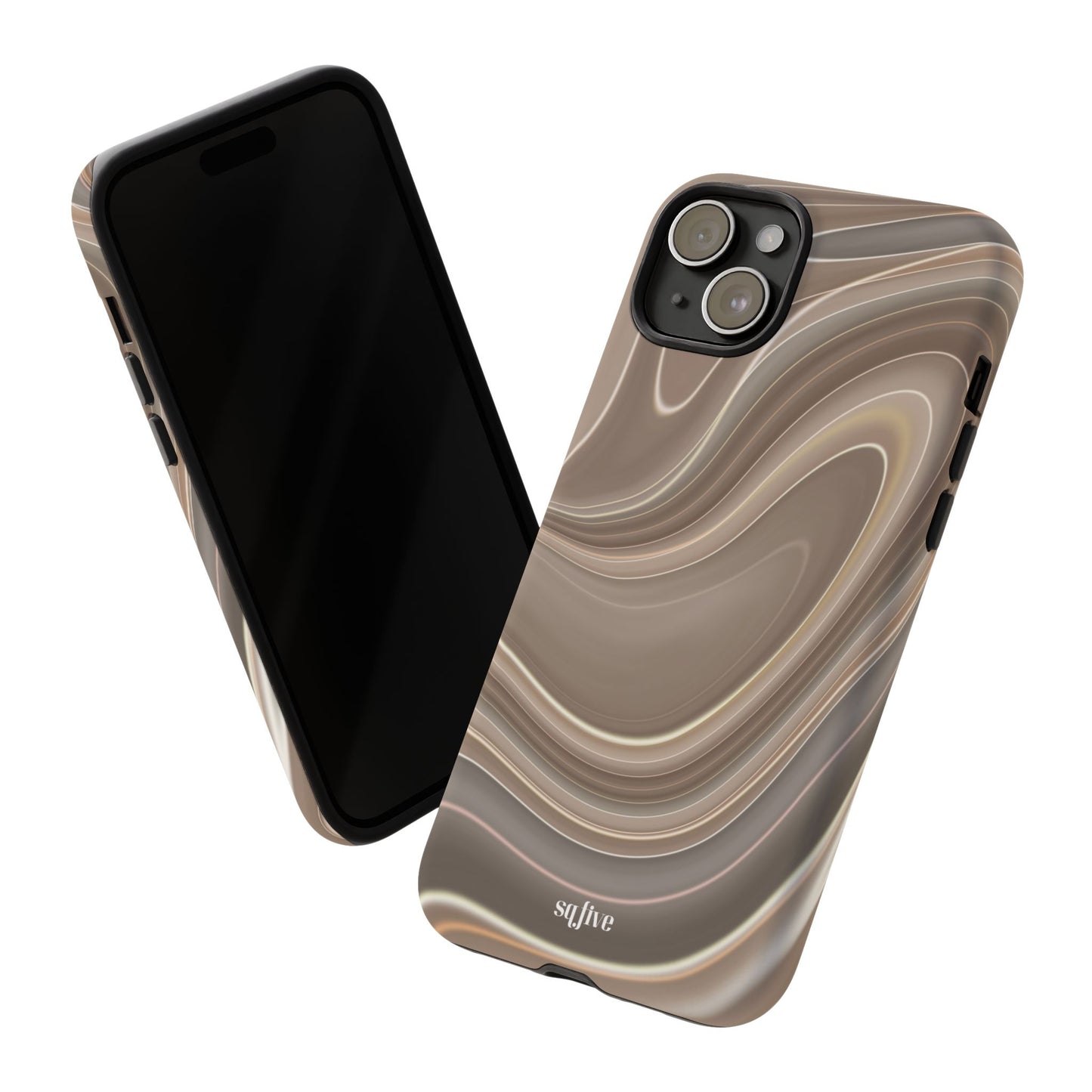 Brown Wavy Tough Cases