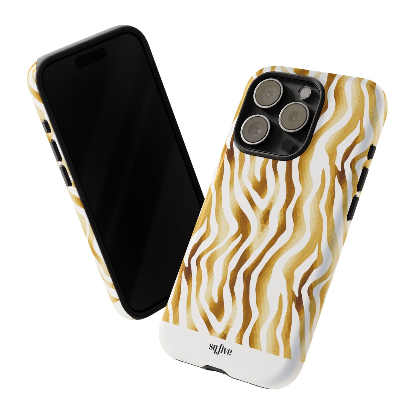 Golden Wavy Tough Cases