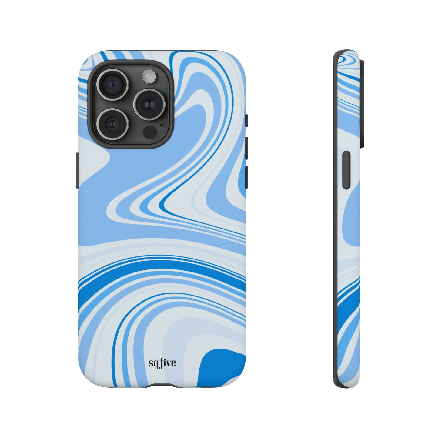 Blue Swirl Tough Cases