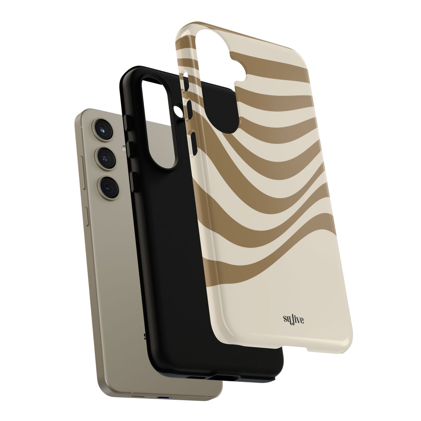 Brown Wavy Tough Cases