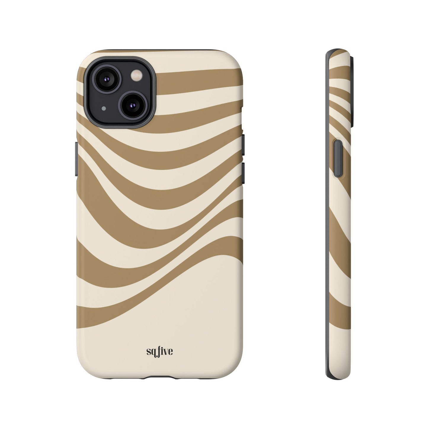 Brown Wavy Tough Cases