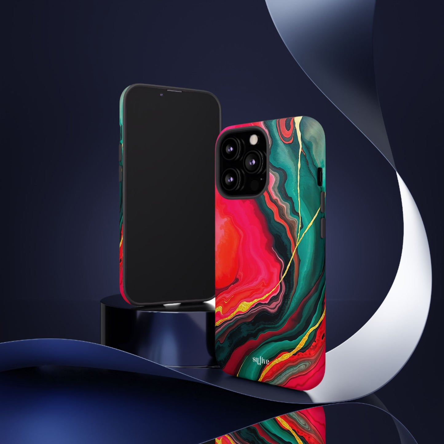 Abstract Design Tough Cases