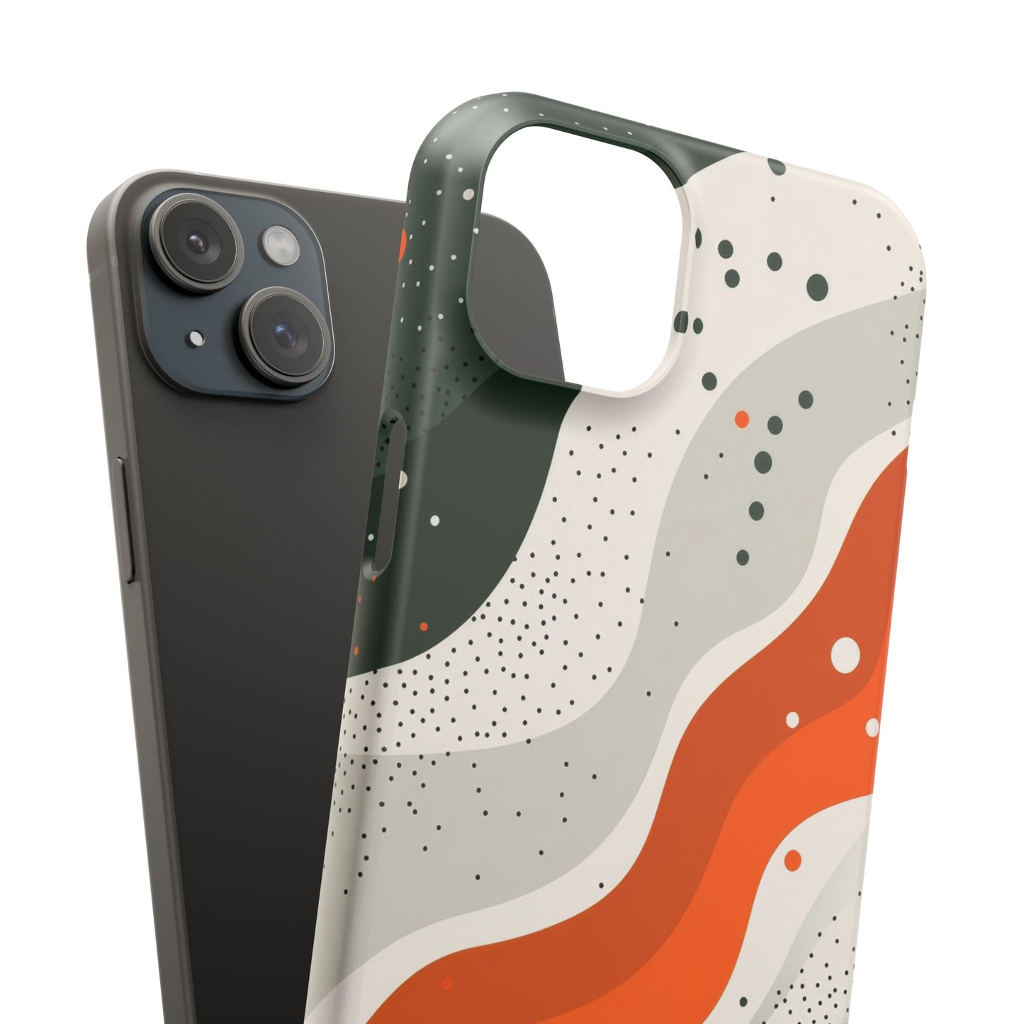 Orange Abstract Slim Cases