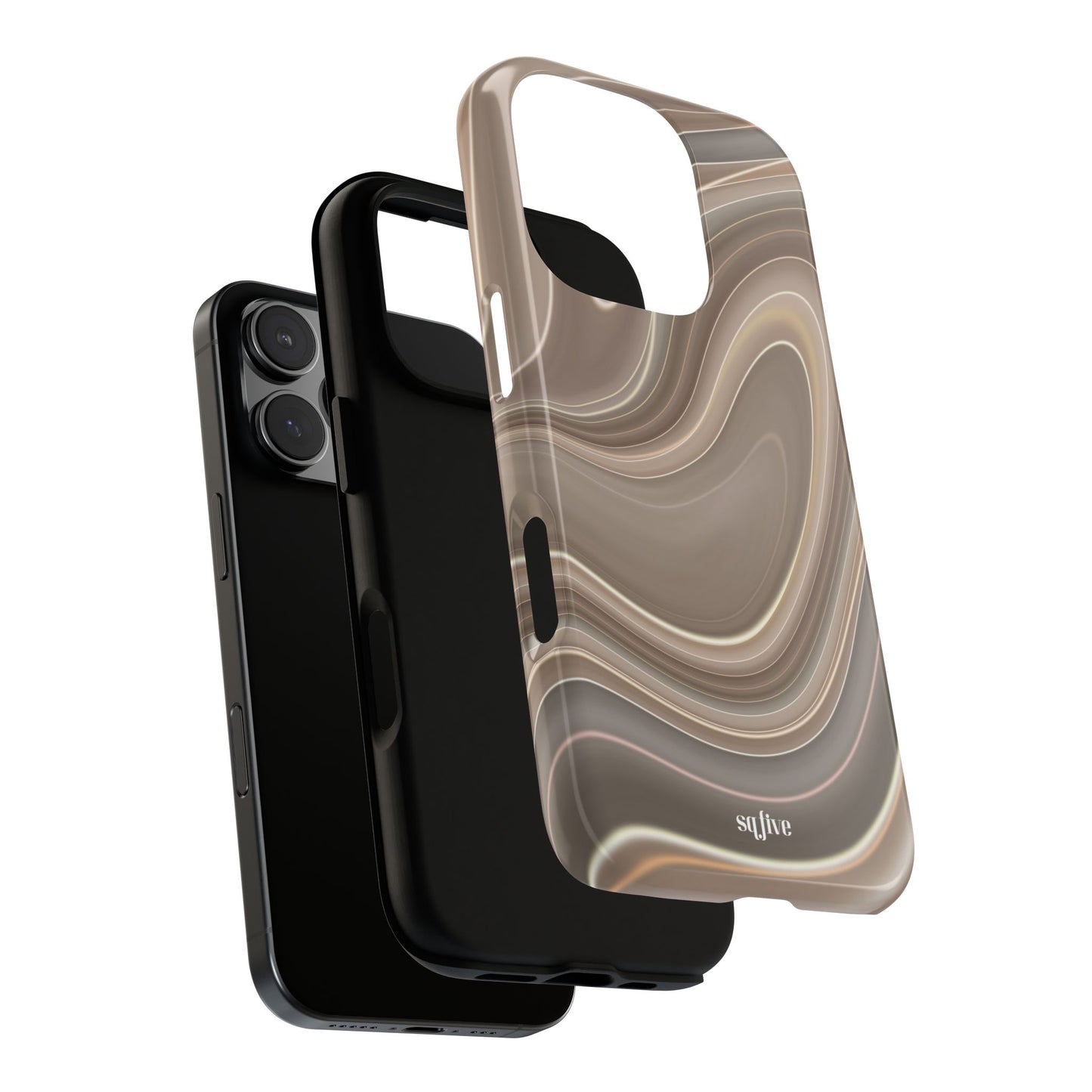 Brown Wavy Tough Cases