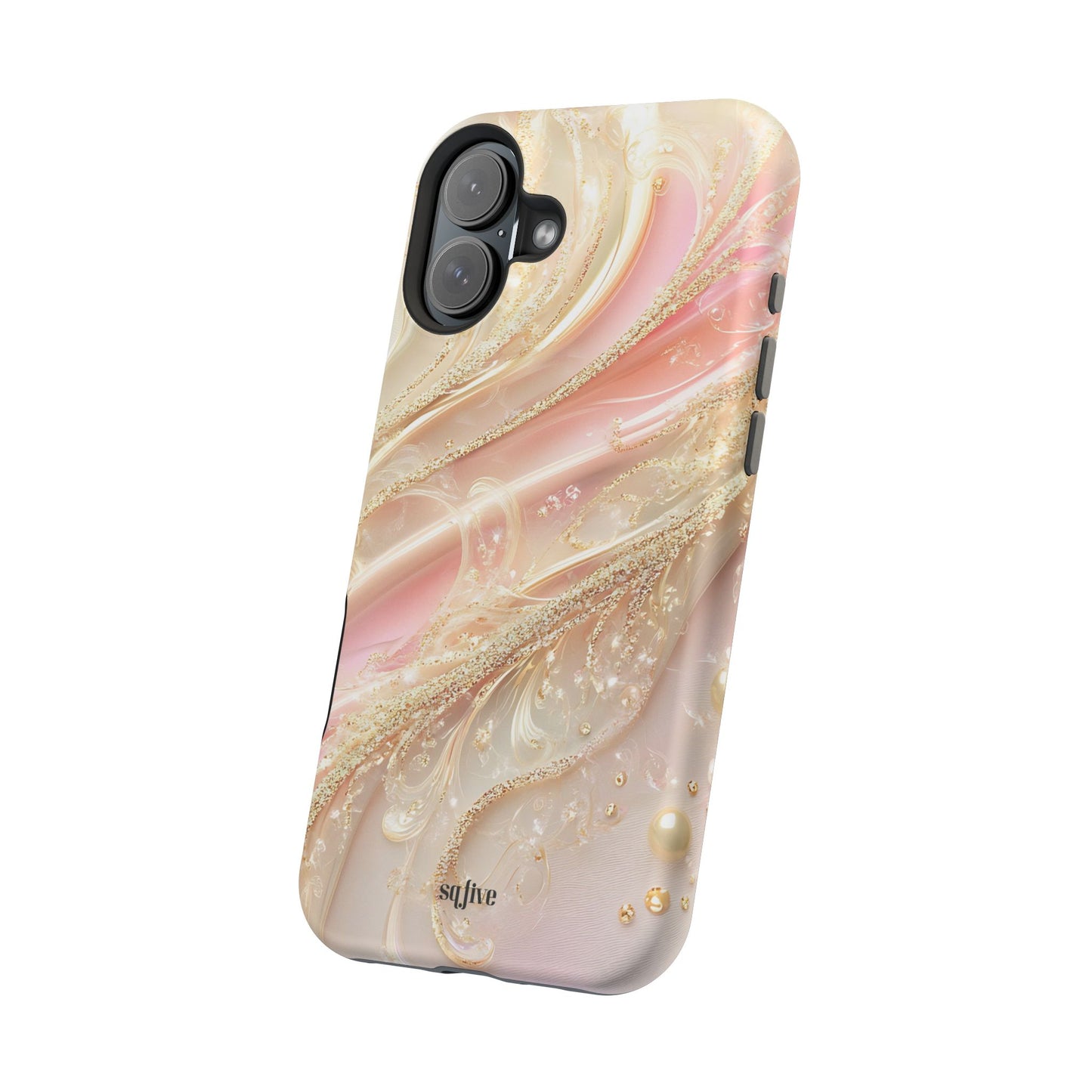 Elegant Magnetic Phone Case, Stylish Phone Cover, Unique Gift for Her, Abstract Art Design, Trendy Phone Accessories, Perfect for Birthdays,