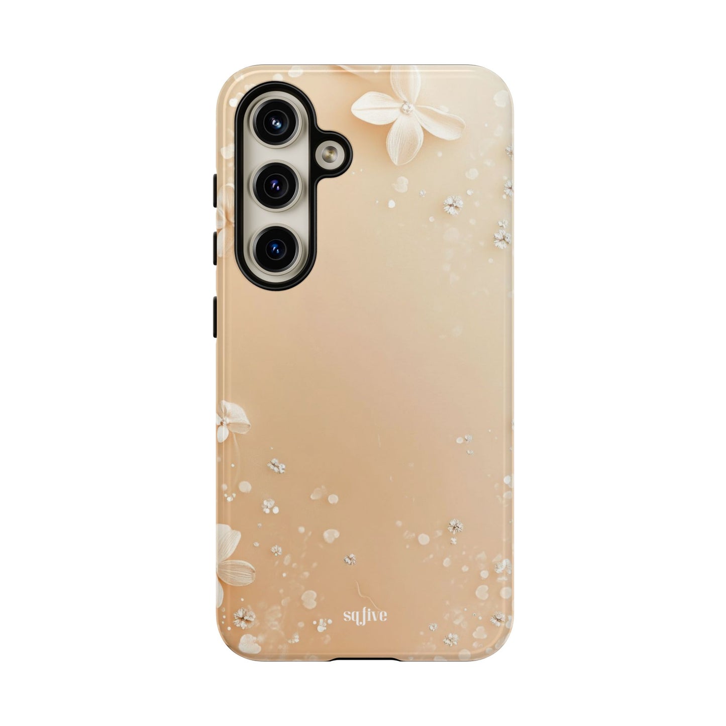 Peach Floral Tough Cases