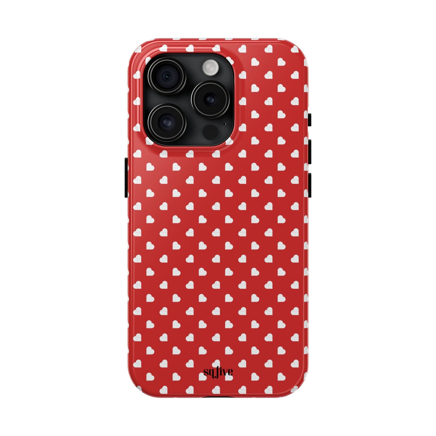 Red Hearts Tough Phone Cases - iPhone 15 14 13 | Samsung Case