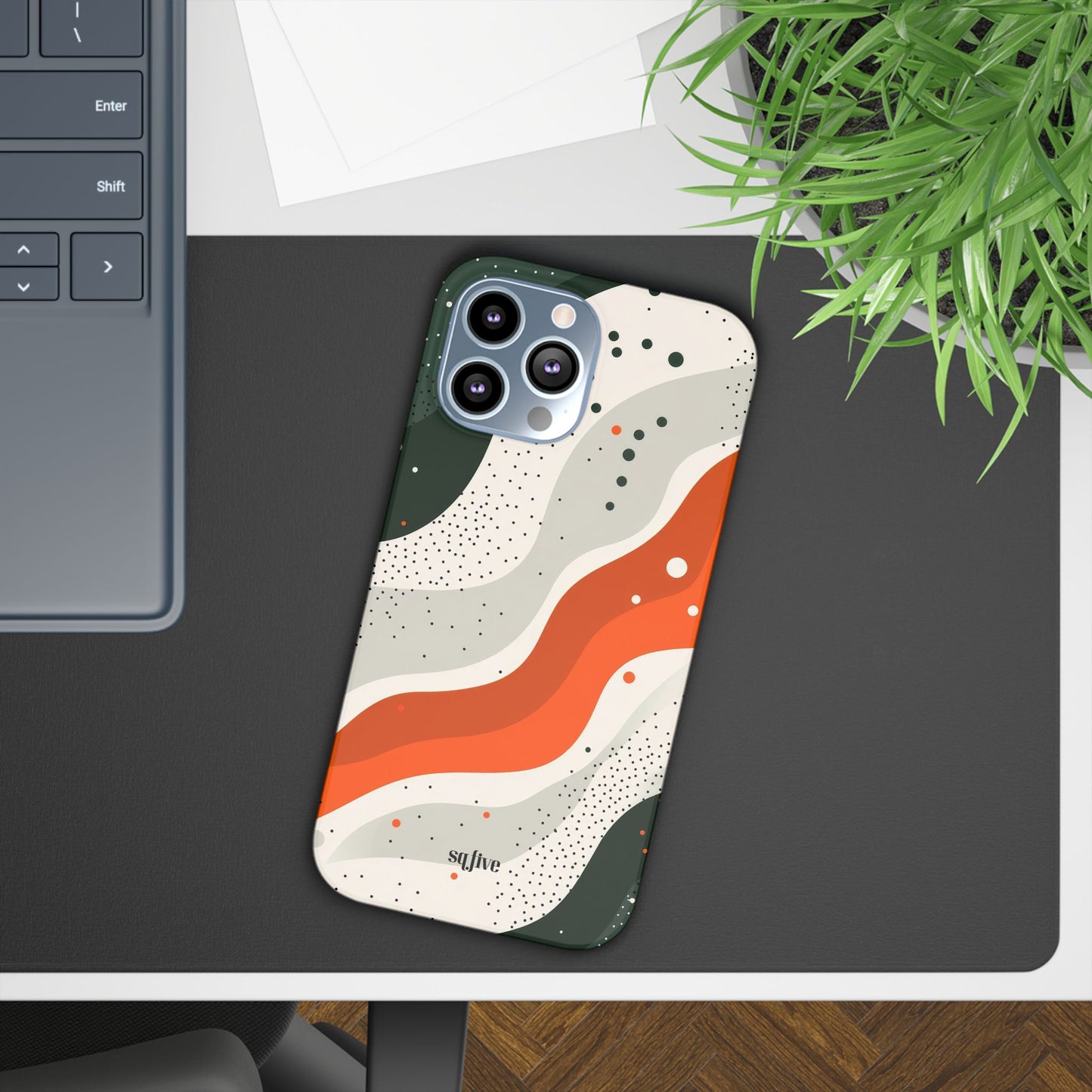 Orange Abstract Slim Cases