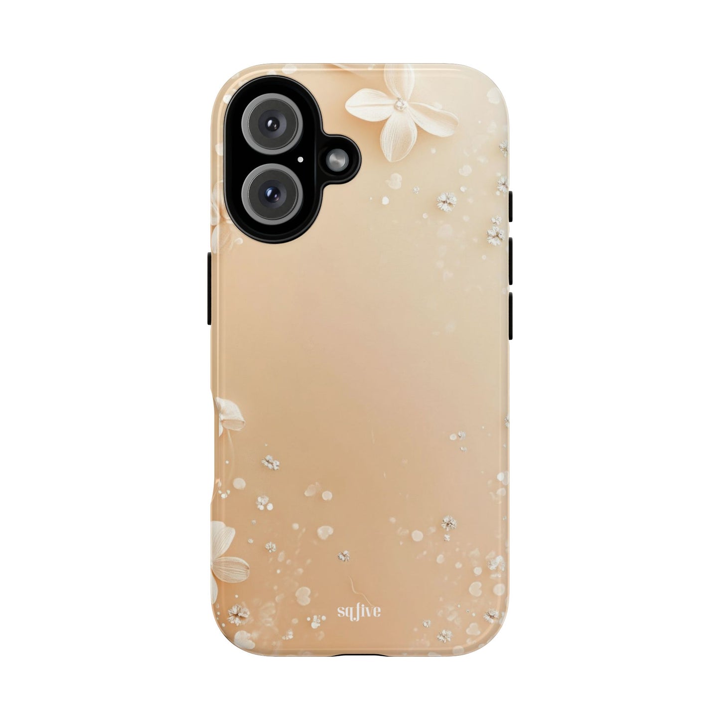 Peach Floral Tough Cases