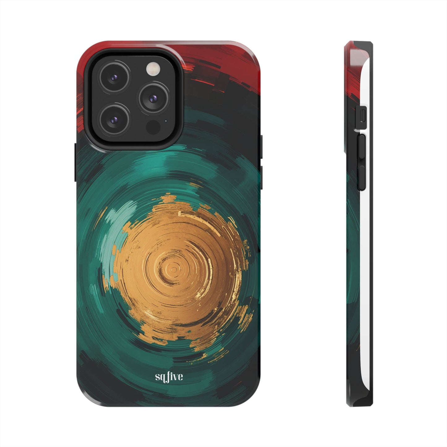 Abstract Art Tough Phone Case - Vibrant Design for Stylish Protection