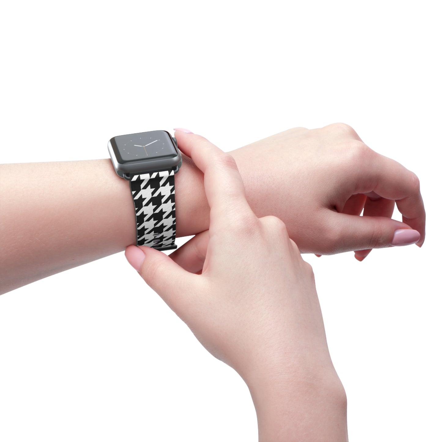 B/W pattern Watch Band