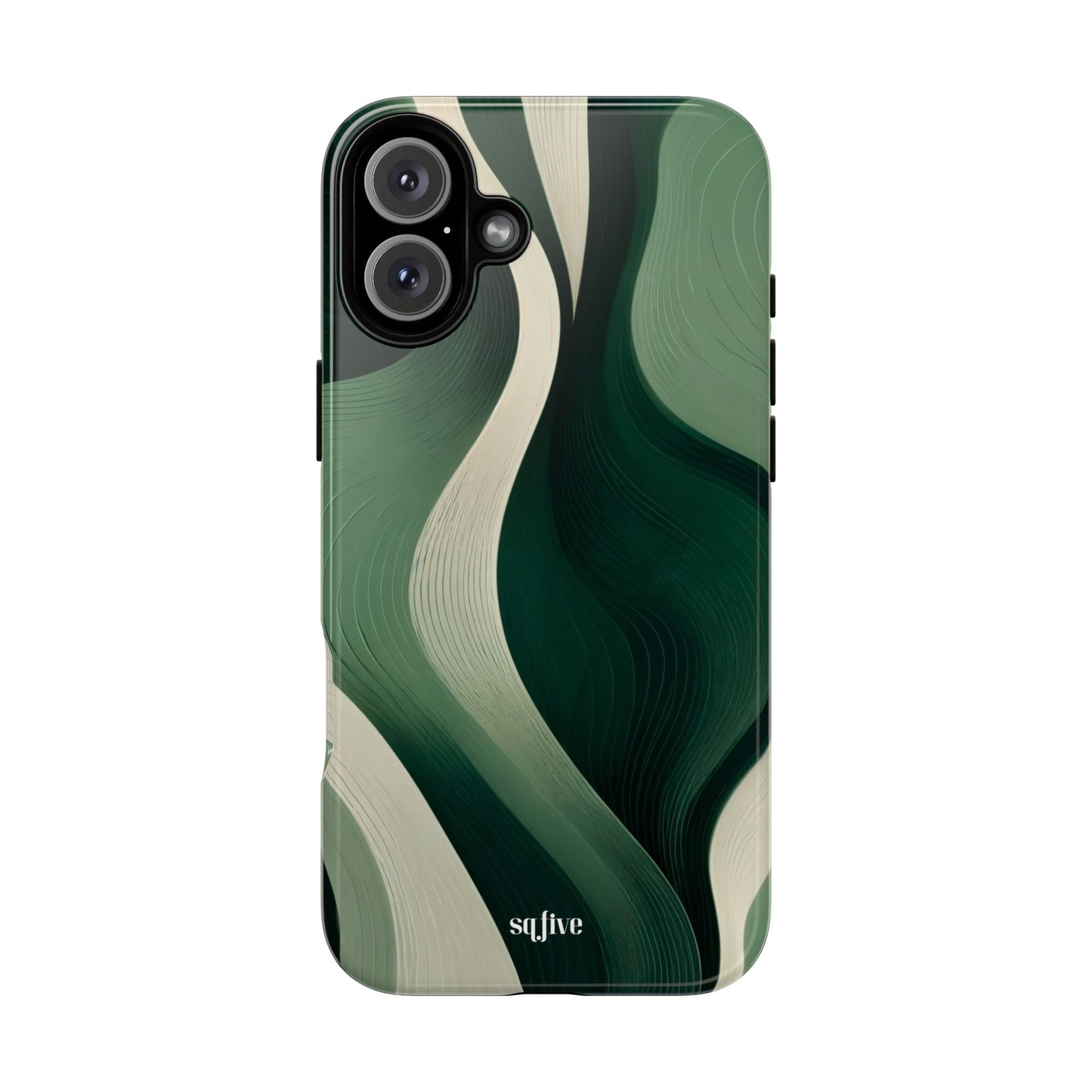 Green Abstract Tough Cases