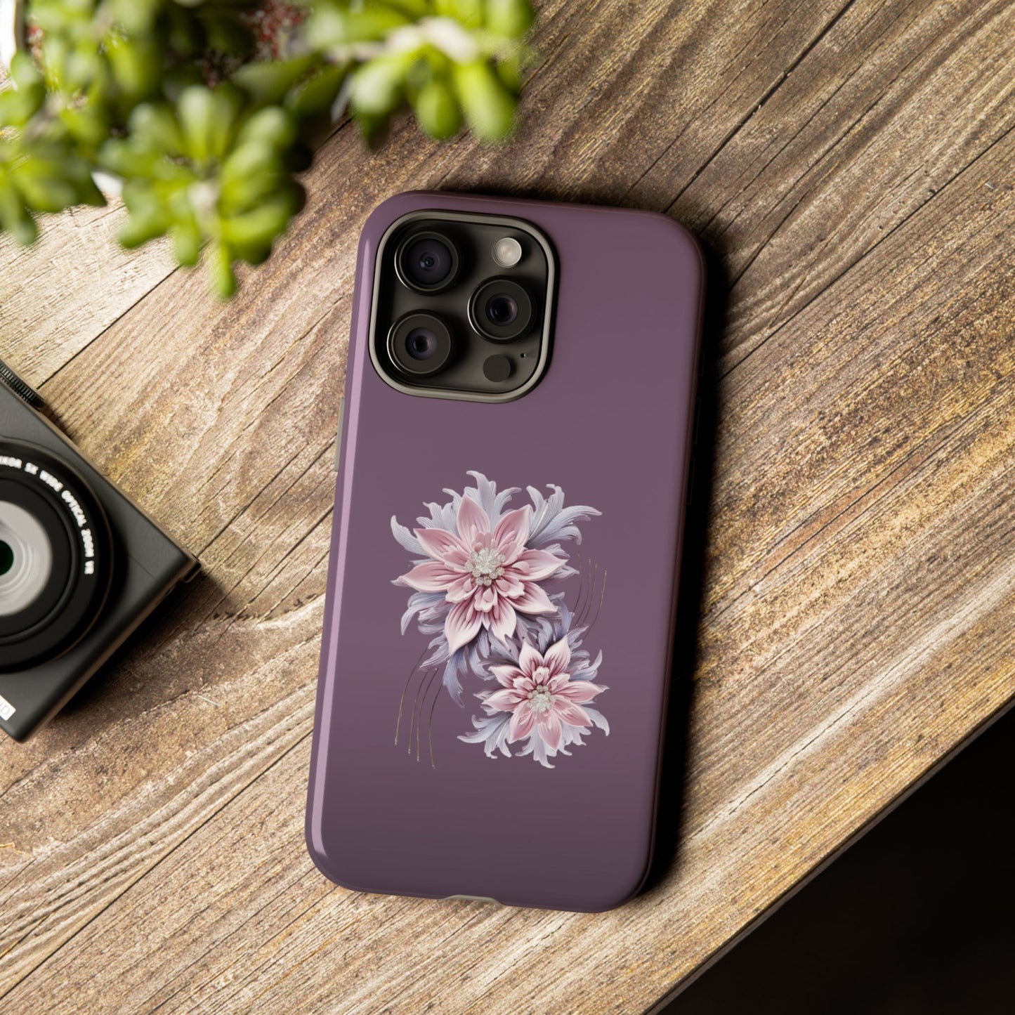 Purple Flower Tough Cases