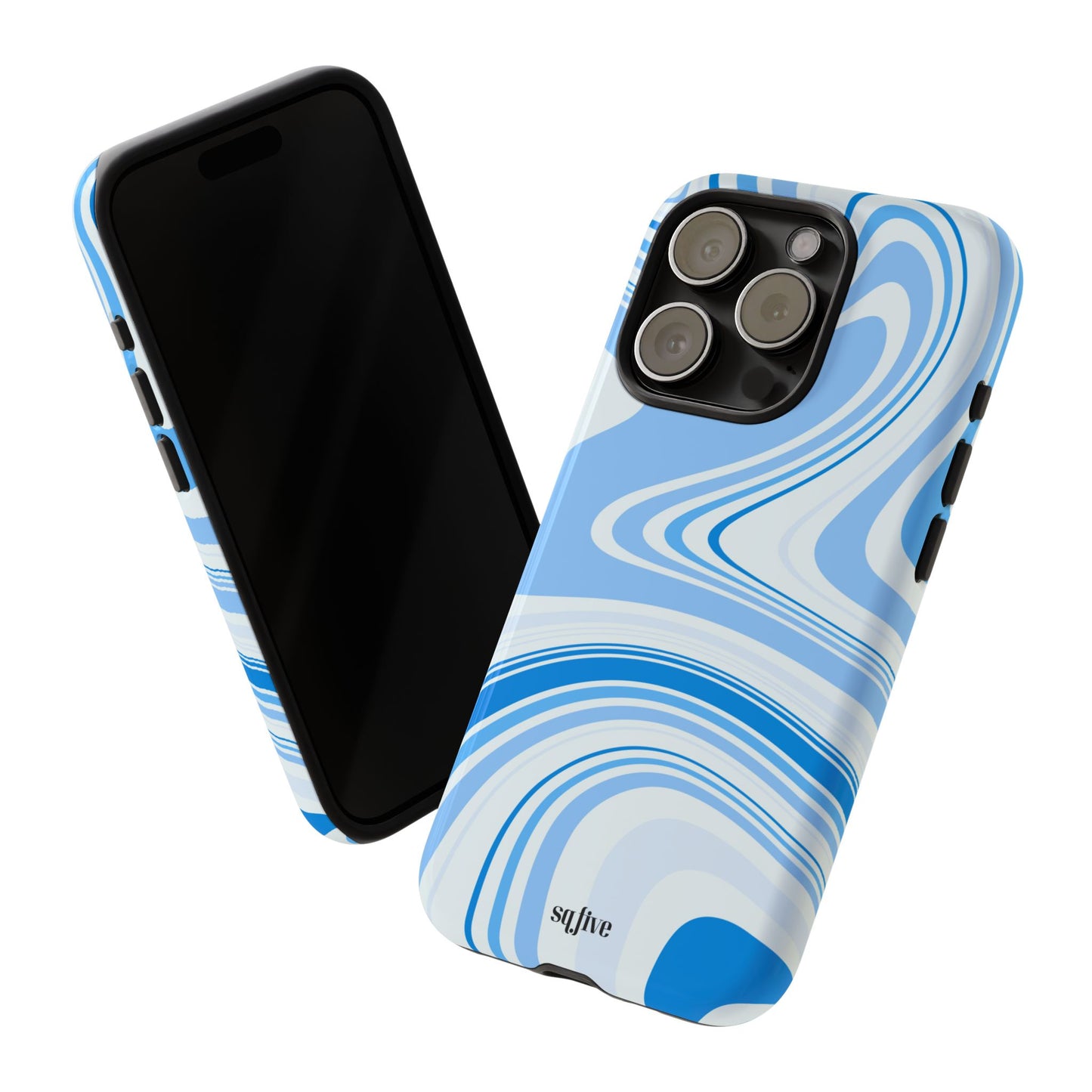 Blue Swirl Tough Cases