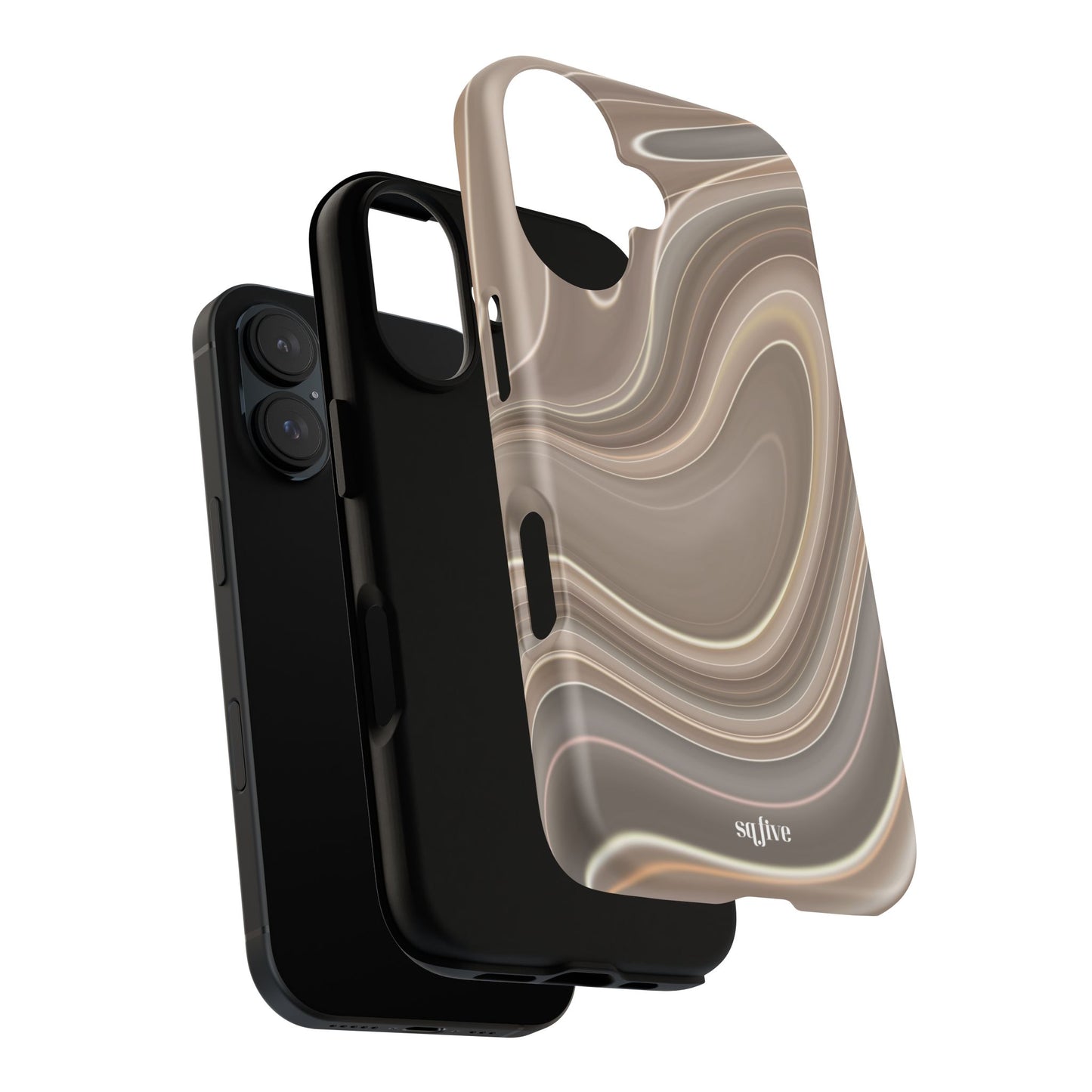 Brown Wavy Tough Cases